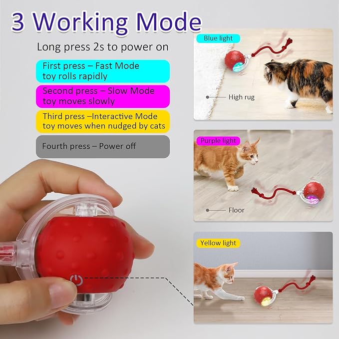 Giociv Interactive Cat Toys Ball