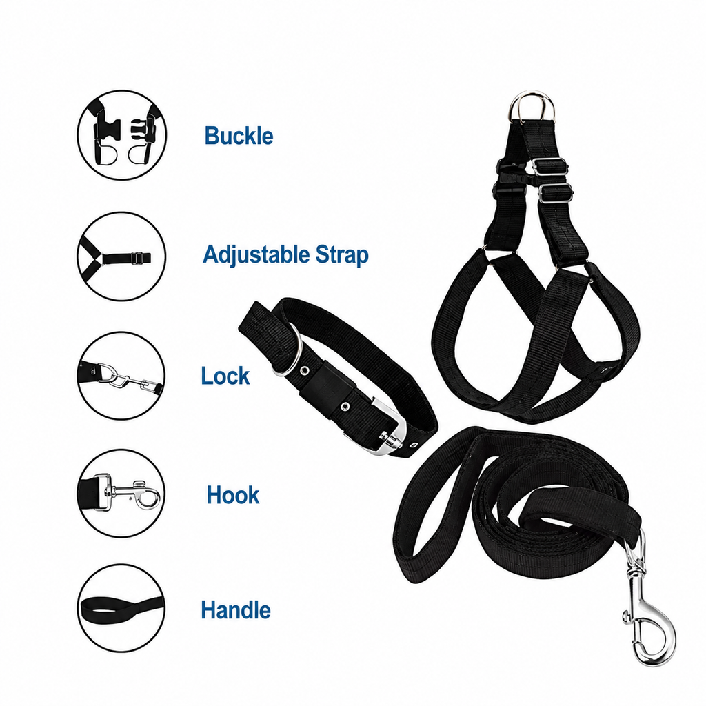 Dog Harness vest strap with leash