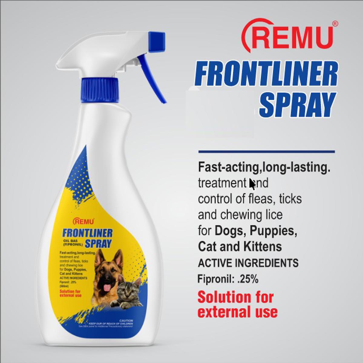 Remu Frontliner-Tick&Flea Spray