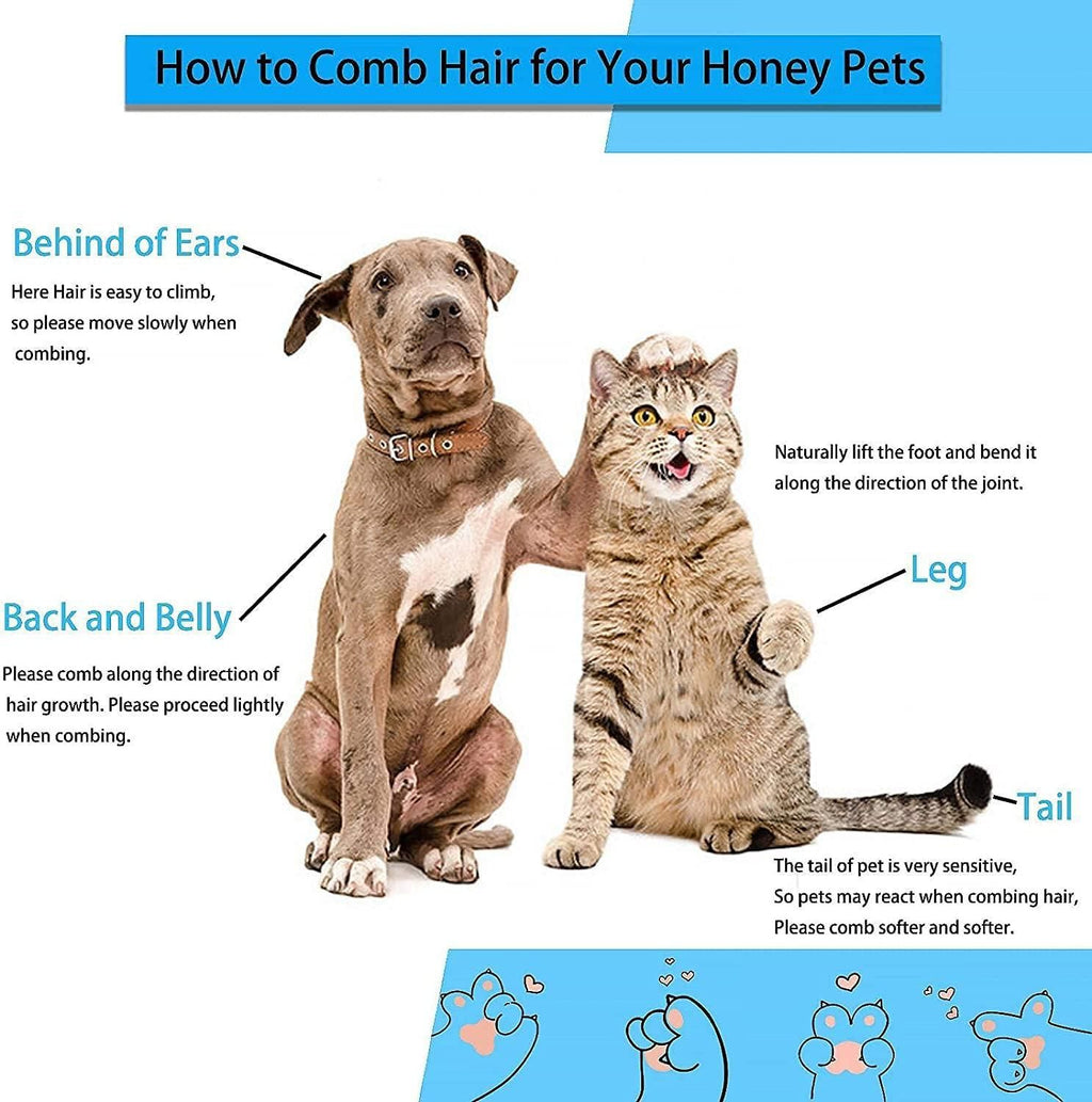 Pet Grooming Tool Self Cleaning Sliker Brush For Dogs & Cats