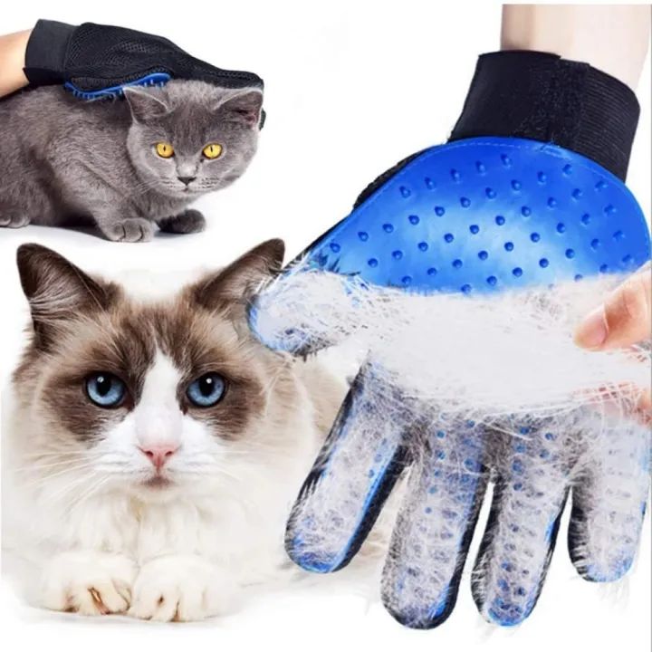 Five Finger Deshedding Glove For cats & dogs