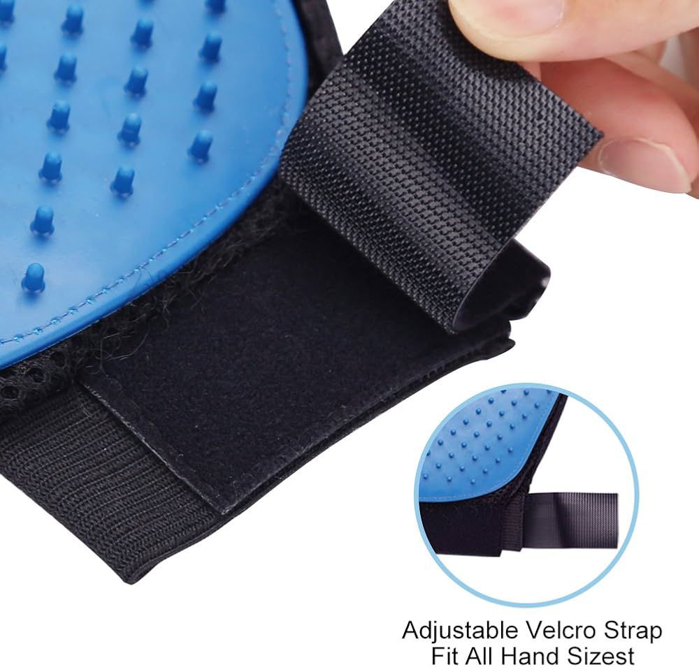 Five Finger Deshedding Glove For cats & dogs
