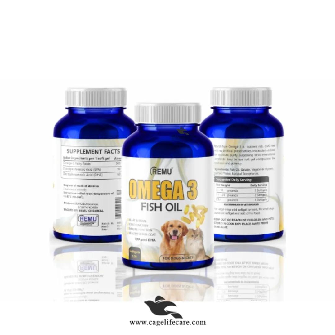 Omega 3 Fish Oil supplements for cats & dogs